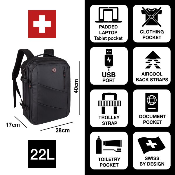 Crossgear Vortex 40cm Underseat Backpack - Image 20